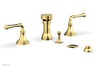Phylrich 3RING Four Hole Bidet Set D4205