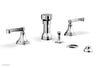 Phylrich 3RING Four Hole Bidet Set D4206