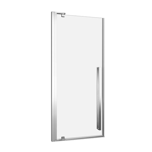 Zitta Shower door 32", in alcove square, in chrome