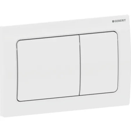 Geberit Alpha01 actuator plate, square, dual flush