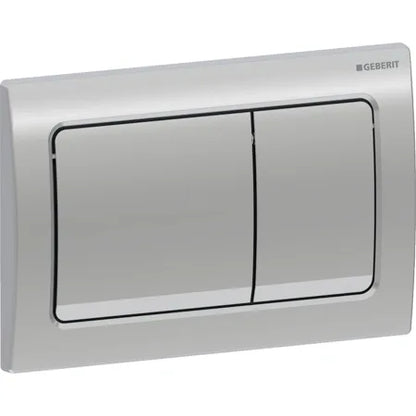 Geberit Alpha01 actuator plate, square, dual flush