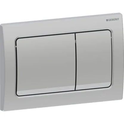 Geberit Alpha01 actuator plate, square, dual flush