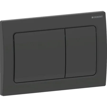 Geberit Alpha01 actuator plate, square, dual flush