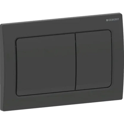 Geberit Alpha01 actuator plate, square, dual flush