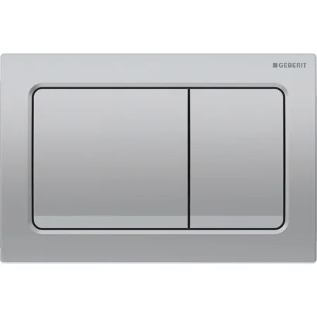 Geberit Alpha01 actuator plate, square, dual flush