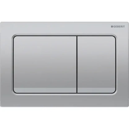 Geberit Alpha01 actuator plate, square, dual flush