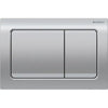 Geberit Alpha01 actuator plate, square, dual flush