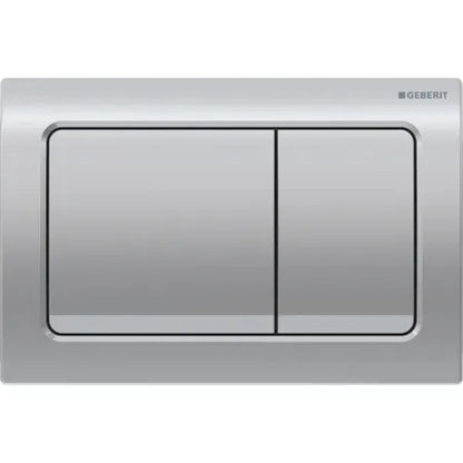 Geberit Alpha01 actuator plate, square, dual flush