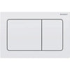 Geberit Alpha01 actuator plate, square, dual flush