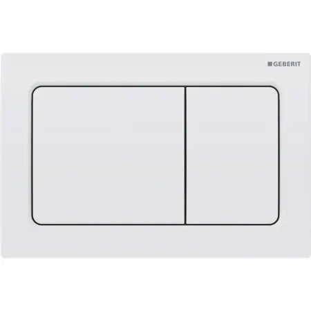 Geberit Alpha01 actuator plate, square, dual flush