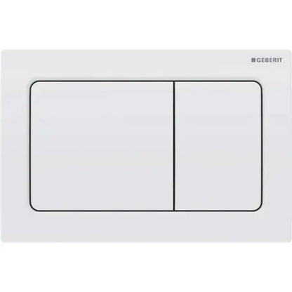 Geberit Alpha01 actuator plate, square, dual flush
