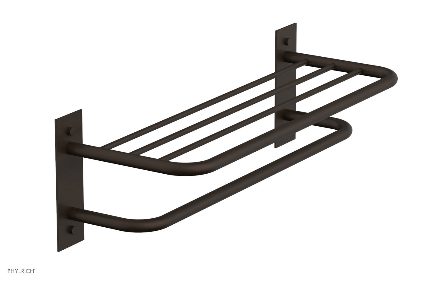 Phylrich BASIC  Towel Rack/Shelf - Double DB46
