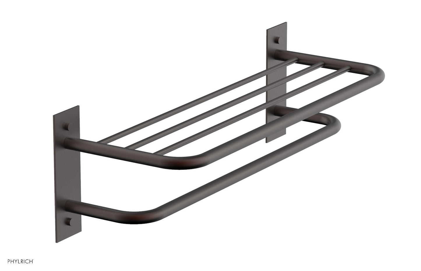 Phylrich BASIC  Towel Rack/Shelf - Double DB46
