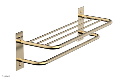 Phylrich BASIC  Towel Rack/Shelf - Double DB46