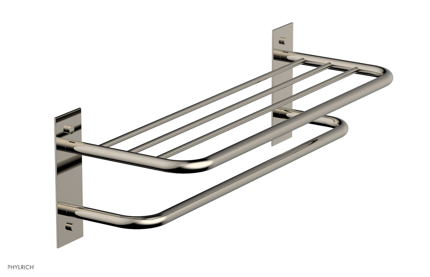 Phylrich BASIC  Towel Rack/Shelf - Double DB46