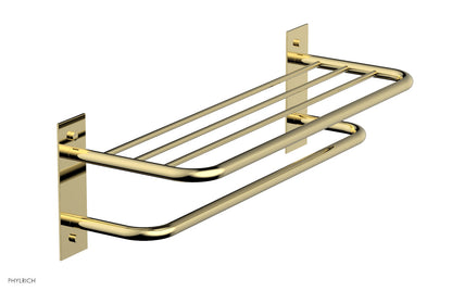 Phylrich BASIC  Towel Rack/Shelf - Double DB46
