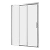 Zitta Shower door 60", in alcove, in chrome