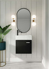 Contac Denison – DEBV1922 – 19″ Wall-Hung Vanity with Top in Black