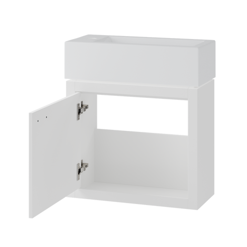 Contrac Denison- DEHGWV1922 – 19″ Wall-Hung Vanity with Top in High Gloss White