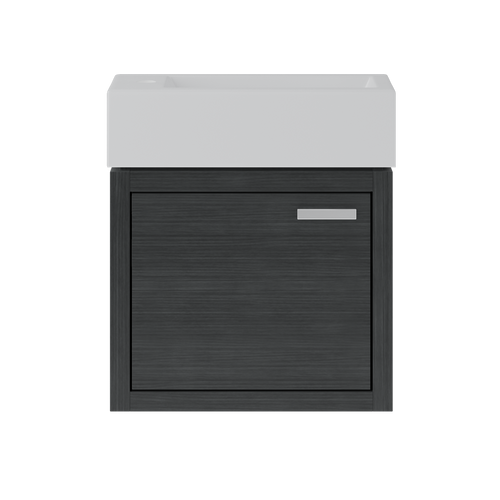 Contrac Denison – DERGV1922 – 19″ Wall-Hung Vanity with Top in Rustic Grey