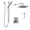 Delta 14 Series Integrated Diverter Shower Kit - Chrome