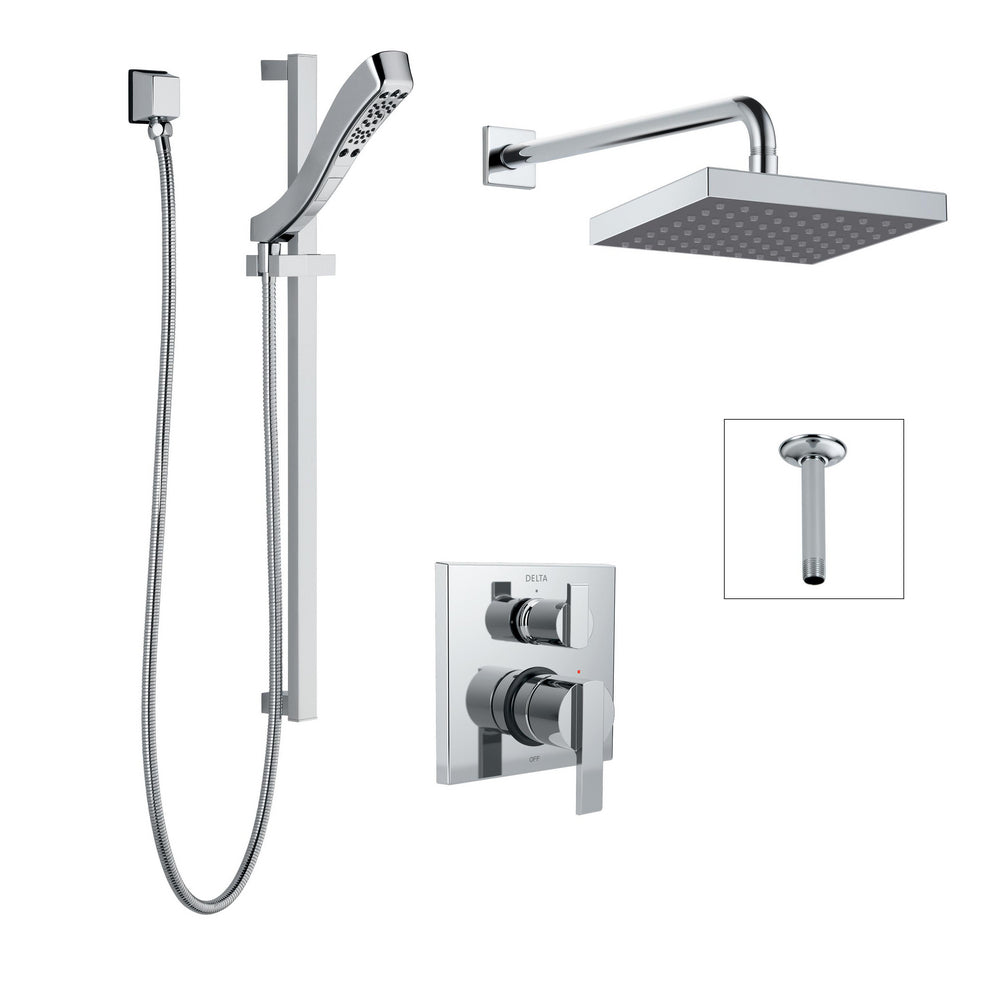 Delta 14 Series Integrated Diverter Shower Kit - Chrome