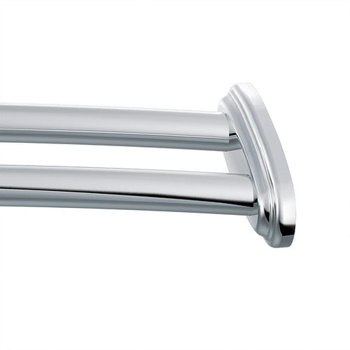 Moen Curved Shower Rods Chrome Adjustable Curved Shower Rod