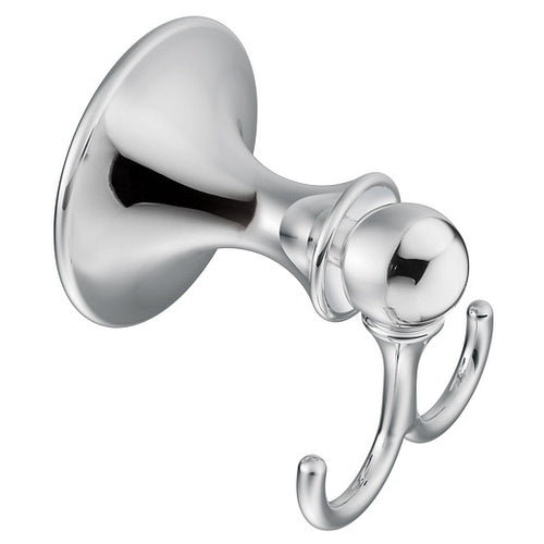Moen Lounge Chrome Double Robe Hook