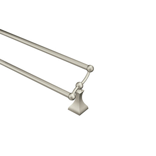 Moen Retreat Chrome 24" Double Towel Bar