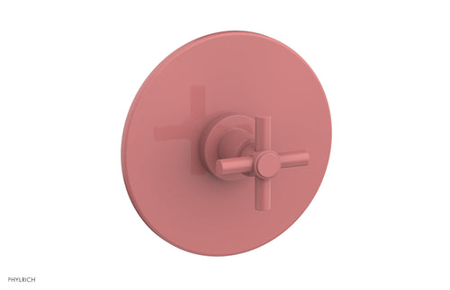 Phylrich BASIC Pressure Balance Shower Set Trim Only - Tubular Cross Handle DPB3134TO