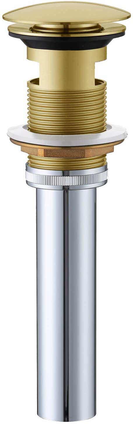 Kodaen Pop-up drain with overflow, stainless steel