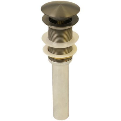 Kodaen Pop-up drain with overflow, stainless steel