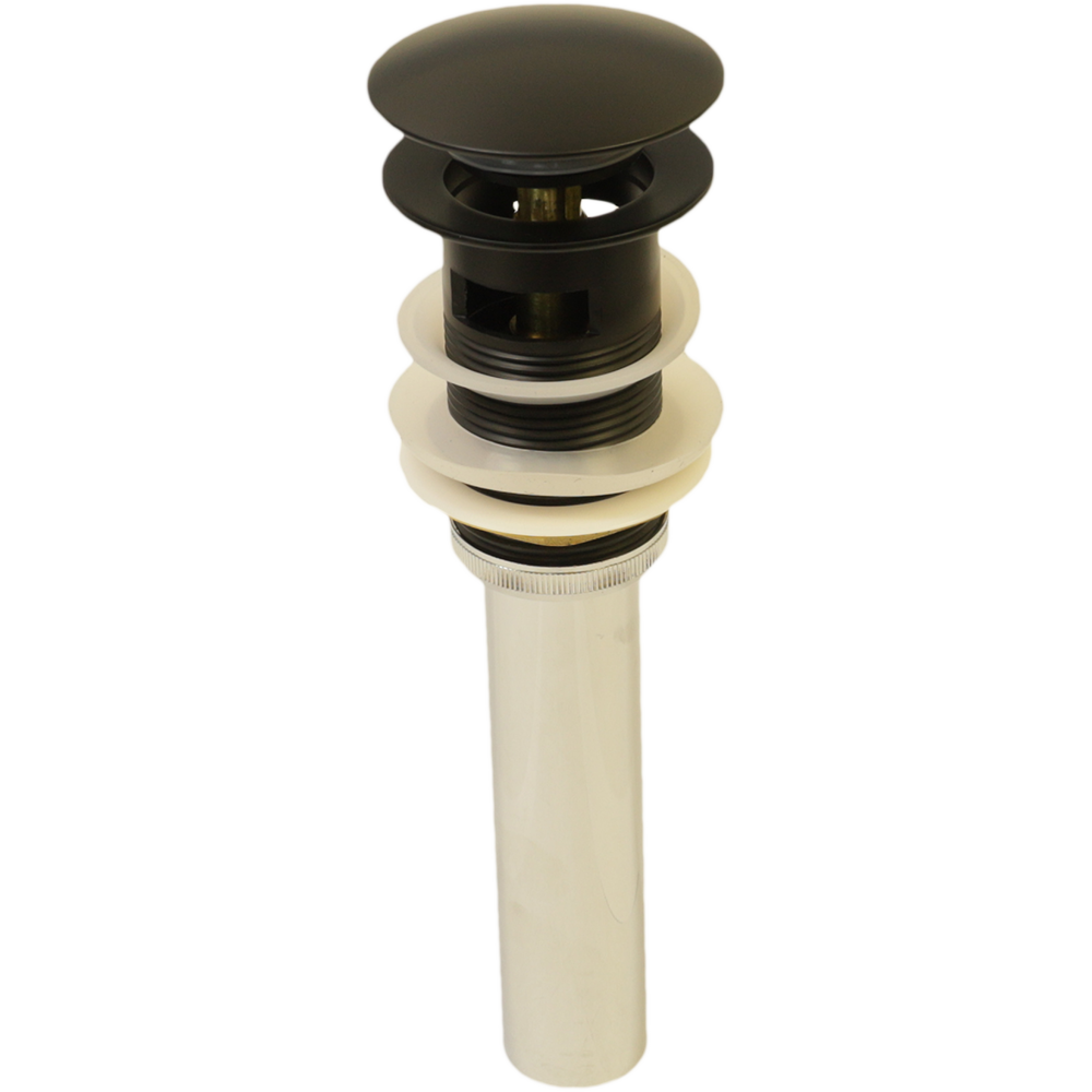 Kodaen Pop-up drain with overflow, stainless steel