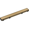 24" Linear Shower Drain - Champagne Bronze