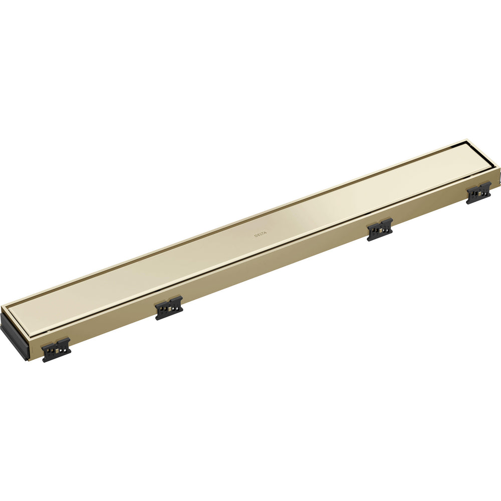 24" Linear Shower Drain - Polished Nickel