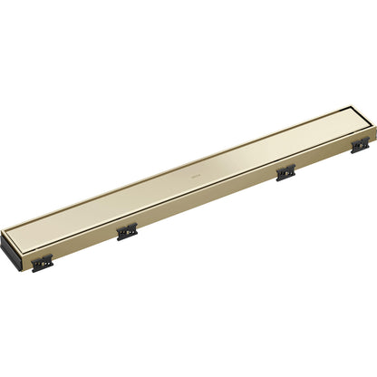 24" Linear Shower Drain - Polished Nickel