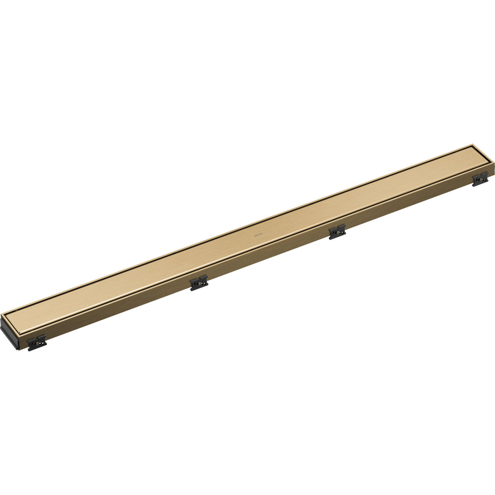 36" Linear Shower Drain - Champagne Bronze