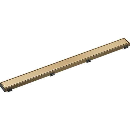 36" Linear Shower Drain - Champagne Bronze