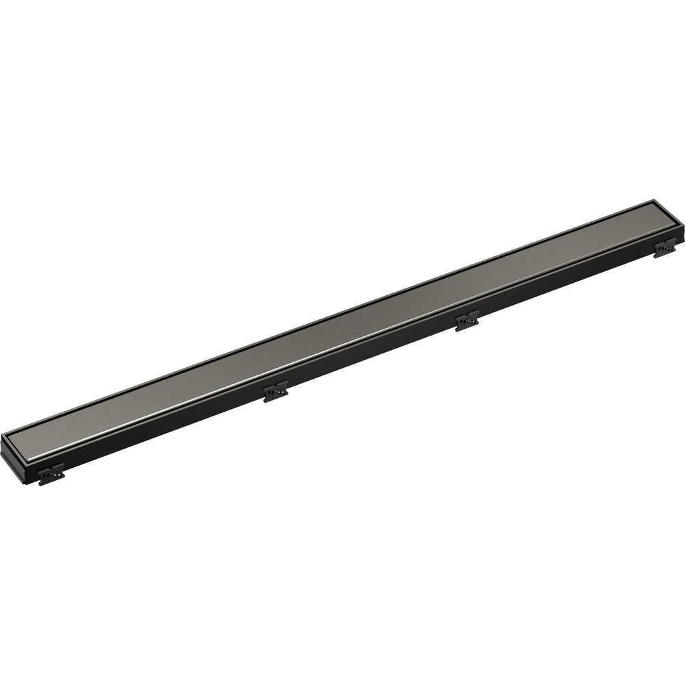 36" Linear Shower Drain - Black Stainless