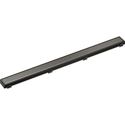 36" Linear Shower Drain - Black Stainless