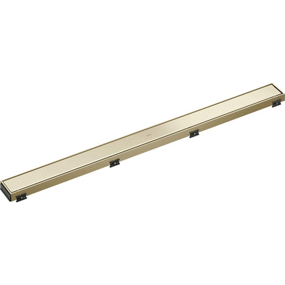 36" Linear Shower Drain - Polished Nickel