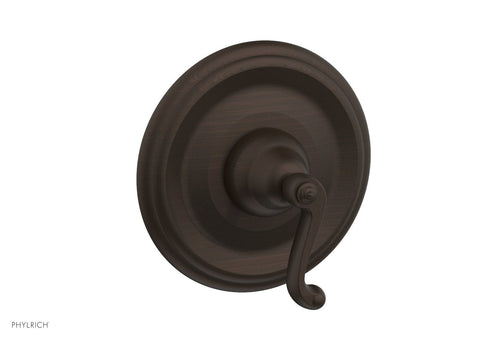 Phylrich REVERE & SAVANNAH 1/2" & 3/4" Thermostatic Shower Trim, Curved Lever Handle DTH102