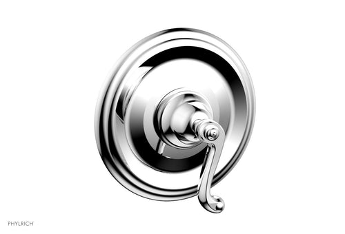 Phylrich REVERE & SAVANNAH 1/2" & 3/4" Thermostatic Shower Trim, Curved Lever Handle DTH102