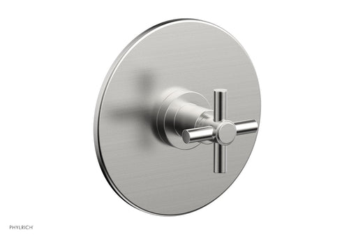 Phylrich BASIC 3/4" Thermostatic Shower Trim - Tubular Cross Handle DTH134