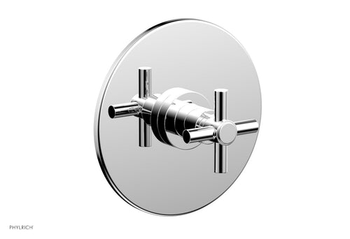 Phylrich BASIC 3/4" Thermostatic Shower Trim - Tubular Cross Handle DTH134