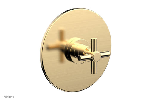 Phylrich BASIC 1/2" Thermostatic Shower Trim - Tubular Cross Handle DTH134