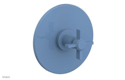 Phylrich BASIC 3/4" Thermostatic Shower Trim - Blade Cross Handle DTH137