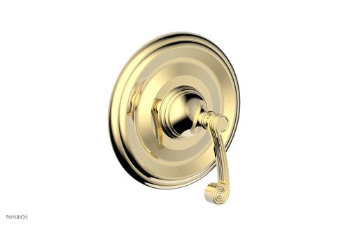 Phylrich 3RING Thermostatic Shower Trim - Curved Lever Handle DTH206