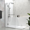 Zitta Shower screen 40", in alcove, in chrome