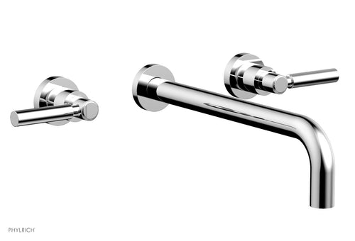 Phylrich BASIC Wall Lavatory Set 12" Spout - Lever Handles DWL130-12